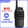 Walkie Talkie BAOFENG Walkie Talkie BF-C3 Radios bidireccionales clásicas 5W 2800mAh 400-470MHz Radio portátil de mano Seguridad civil del hotel al aire libre HKD230922