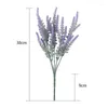 Decoratieve Bloemen Lavendel Boeket Kunstmatige Huis Tuin Bruiloft Decoratie Woonkamer Decor Party Chrismas Accessoires