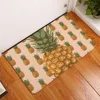 Tapis de cuisine personnalisable, antidérapant, salle de bain, maison, Style Tropical, couloir, imprimé ananas, porte d'entrée décorative