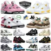 University Pink per Uomo Donna 2023 Scarpe da basket 4 4s Jumpman Sneakers Frozen Moments Nero Bianco Vela Militare Nero Rosso Cemento Scarpe da ginnastica per esterni