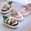 Bebê primeiros caminhantes crianças sapatos de bebê 2023 outono infantil criança meninas menino casual malha fundo macio confortável antiderrapante