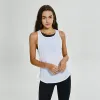2023New T-shirt de gilet de yoga en gros LU-59 Couleurs solides Fashion Fashion Tanks de yoga en plein air Sports Running Gym Tops Vêtements originaux