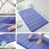 Badmattor Memory Foam Bath Mat Toalettmatta mjuk icke-halkbadrummatta Superabsorberande badmattor för badrum golvbad matta matta 230921