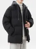 Hommes vers le bas Parkas veste d'hiver épaissir coton rembourrage mode coréenne coupe-vent à capuche chaud homme manteau grande taille 8XL 230922