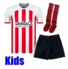 23 24 Sunderland Home Soccer Jerseys Bellingham Stewart SIMMS Roberts Clarke Dajaku Embleton Seelt Evans O'Nien Patterson Chemise de football Pritchard Hommes Kit Enfants