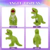 Peluş Bebekler 45cm Yeşil Dinozor Müzik Dolgulu Oyuncak Hayvanlar Yumuşak Yüksek Kaliteli PP Pamuk Oyuncaklar Kızlar İçin Doğum Günü Hediyesi Chldren Kids 230922