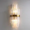 Wall Lamp LED Luxury Crystal Lights Aesthetic Modern Novelty Room Girls Decorazioni Casa Living Decors