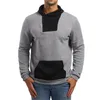 Felpe con cappuccio da uomo Felpe occidentali da uomo Moda uomo Colore Casual Comodo Sport Tendenza Felpa con cappuccio senza cappuccio Zip