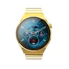 JS5 Golden 1.52inch Smart watch ECG Voice Assistant button relojes inteligente gold steel strap Watches Smartwatch JS5