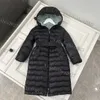 Piumino per bambini di lusso Piumini con cappuccio Moda Hooide antivento Giacche blu nere Bambini ragazze Ragazzi Capispalla abiti firmati per bambini lunghi Abbigliamento per bambini Tuta da sci