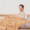 Blankets Swaddling 120*110CM Nature Printing Cotton Baby Swaddle Light Blanket Baby Wrap