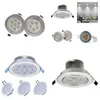 Cabinet Light Led Down Lights 3W 5W 7W 9W 12W 15W 18W Ceiling Recessed Lamp Wall Spotlight With Driver Home Lighting For Kitchen Rooms Dhwet