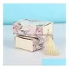 Other Event Party Supplies Flowers Gift Box Package Paper Candy Der Shape Favor Travel Boxes Favors Sn2457 Drop Delivery Home Garden F Dh2Hv