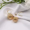 Einfache 18K vergoldet 925 Silber Luxus Marke Designer Doppel Buchstaben G Stud Geometrische Berühmte Frauen Kristall Strass Perle Ear271s