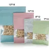 Universal Zipper Mylar Packaging Bags Maple Leaf Plastic Smell Proof Pouch Zipper Lock For Food Long Term Tobacco Tea Candy Coffee Snack Nuts Dry Herb Fruit Storage