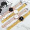 Orologi da polso Orologio luminoso per donna Cinturino in maglia al quarzo Orologi da polso di lusso da donna casual moda semplice all'ingrosso Relogio Feminino