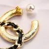 Designer Brooch Luxury Gold-plated Pin Brooches Fashion Jewelry Girl Pearl Premium Gift Couple Family Wedding Party Coloured Diamond