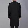 Mélanges de laine pour hommes Arrivée Mode Haute Qualité Manteau d'hiver Vêtements Hommes Plus épais Casual Xlong Bouton couvert Manteau pour hommes Plus Taille M5XL 230921