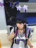Beanie/Kafatası Kapakları Harajuku Gotik Peluş Kedi Kulak Şapkası Kadın Punk Y2K Sevimli Mor Pembe Siyah Yıldız Ayarlanabilir Kış Sıcak Beanie Kapakları Şık Sokak Giydirme 230921