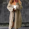 Kadın Örgü Hırka Kadın Sweaters Moda Düğmesi Avrupa Amerikan Uzun Kollu Örgü HHX2034