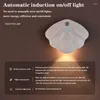 Sacs polochons chargeant la lumière intelligente de détection de corps de LED câblage de nuit aspiration magnétique gratuite signe de porte de mur intérieur