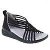 Sandaler Comemore Flat Wedges Shoes for Women Soft Femme Shoe Heel Low Footwear Chaussure Women's 2023 Summer Sandal Casual