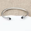 Bracelet David Yurma Bracelet Bracelet Câble Bracelets Designer Yurma Bracelet Bijoux Femmes Silver Gold Pearl Head David Yurma en forme de bracelet Bijoux 2254