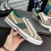 Ace Shoe Tennis 1977 Casual Schoenen Ontwerpers Italië Canvas Geborduurde Sneaker Dames Heren Web Streep Rubberen Zool Stretch Katoen Klassieke Sneakers