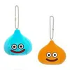 Plush Keychains Cartoon Dragon Quest Smile Slime Plush Keychain Small Pendant 10CM Kids Stuffed Toys For Children Gifts 230922