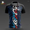 Men's Polos 2023 Customize Summer Badminton Shirts Sport Short-sleeved Polo Table Tennis Tshirt Running Men T-shirt