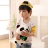 Plush Dolls Like Real Wild Animals Plush Toys Cute Panda Hug Bamboo Plush Toy Soft Stuffed Animals Dolls Decorative for Kids Girls 230922