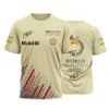 Homens camisetas Verão Novo F1 Drivers Campeão Mundial T-shirt 2024 Fãs de Carro Max Respirável Fórmula 1 Red Color Bull Racing Team Camisetas