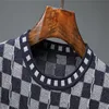 2023Luxury Mens Womens Designer Sweater Gradient Jacquard Letters Mens Fashion Paris T Street M-XXXLV52