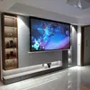 120 Inch 16:9 8K 4K Ambient Light Rejecting ALR Electric Ceiling Recessed Projection Screen For Standard Long Throw Projector