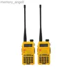 Walkie Talkie 2022.NEW Walkie talkie UV-5R 2 teile/los zwei weg radio uv5r 128CH 5W VHF UHF 136-174Mhz 400-520Mhz HKD230922