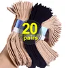 Frauen Socken 40Pcs Transparent Sommer Für Ultradünne Nylon Damen Weibliche Mädchen Kurze Knöchel Elastische Kristall Seidige Unsichtbare