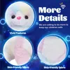 Poupées en peluche Chat léger en peluche poupée jouet animaux mignons avec veilleuse LED brillant Kitty peluche jouet anniversaire cadeau de Noël pour filles enfants 230922