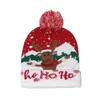 LED Chapéu de malha de Natal criança Adultos Papai Noel Boneco de neve Rena Elk Festivais Chapéus Xmas Party Gifts Cap Fashion Designer chapéus masculinos e femininos gorro q102