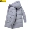 Мужские куртки, мужская длинная парка, зимняя теплая утолщенная модная куртка с капюшоном, повседневное пальто больших размеров, уличная парка для женщин 8XL 230922
