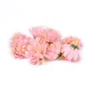 Decorative Flowers 20/50Pcs Silk Artificial European Retro Carnation Flower Head Wedding Home Party Decoration Scrapbooking Christmas Gift