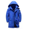 Mens Down Parkas Invierno Largo Pato Blanco Chaqueta Moda Con Capucha Grueso Abrigo Cálido Masculino Grande Rojo Azul Negro Marca Ropa 230922