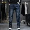 Jeans pour hommes Mode Plus Taille Harem Hommes Casual Denim Pantalon Lâche Baggy Hiphop Pantalon Streetwear Taille Élastique Cargo Vêtements