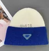 Beanie/Kafatası Kapakları Lüks Beanies Tasarımcı Kış Fasulyesi ve Kadın Moda Tasarımı Örgü Şapkalar Yünlü Kap Mektubu Jacquard Unisex Sıcak Kafatası Kapakları X0922