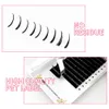 Ciglia finte Abonnie Effetto bagnato Cosplay A Shape Lash Natural Soft Spikes Lash Fluffy Estensioni ciglia individuali 230921