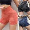 Aktif Şort Spor Salonu Yoga Kadınlar İçin Koşuyor Kesintisiz Yüksek Bel Kamuflaj Sweatpants Fitness Sport Kısa Tayt Bisiklet