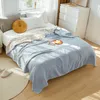Decke Sommer Reine Baumwolle Gaze Werfen Einzel Doppelbett Kühl Handtuch Quilt Sofa Bett Abdeckung Tagesdecken Auf Die Betten HKD230922