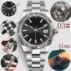 20 Color Top Automatic 2813 Mechanical Watch Men Big Magnifier 41mm rostfritt stål Vattentät president Mens Watches Male Wristw2784