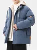 Hommes vers le bas Parkas veste d'hiver épaissir coton rembourrage mode coréenne coupe-vent à capuche chaud homme manteau grande taille 8XL 230922