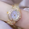 Reloj Mujer Diamond Watches女性有名なブランドステンレススチールドレス女性リストウォッチゴールドウォッチモントレフェム210527267m