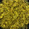 Figurine decorative all'ingrosso 50g 7-10mm vetro giallo ghiaia smalto pietra roccia lucidata acquario campione decorazione cristalli di quarzo